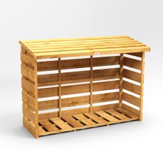 6 x 2 Powersheds Log Store - isolated angle view