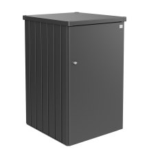 Biohort Alex Single Wheelie Bin Store - metallic dark grey