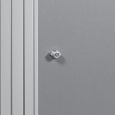 Biohort Alex Single Wheelie Bin Store - Lock detail.