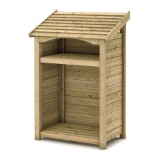 3x2 Rowlinson Premium Heritage Single Log Store - Pressure Treated - isolated