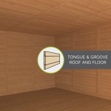 2m x 3m Mercia Insulated Garden Room - roof and floor
