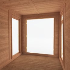 2m x 3m Mercia Insulated Garden Room - internal views