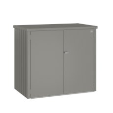Biohort Alex Double Wheelie Bin Store - metallic quartz grey