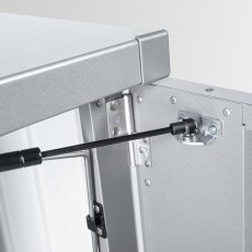 Biohort Alex Double Wheelie Bin Store - hinge