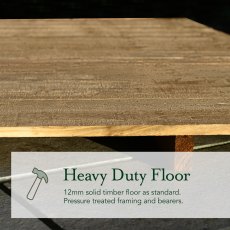 8x6 Forest 4Life Windowless Pent Shed - floor