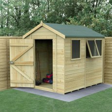 8 x 6 Forest Timberdale Tongue and Groove Apex Shed With Three Windows 8 x 6 Forest Timberdale Tongue and Groove Apex Shed With Three Windows