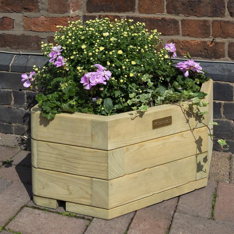 Rowlinson Garden Products 1'5 x 1'5 Rowlinson Marberry Corner Planter (0.5m x 0.5m)