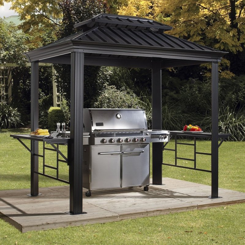 Rowlinson Garden Products 10 x 6 Rowlinson Sojag Messina BBQ Shelter