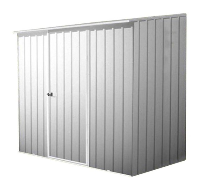7 x 5 Mercia Absco Space Saver Pent Metal Shed in Zinc