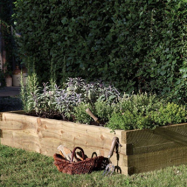 6 x 3 Forest Caledonian Rectangular Raised Bed