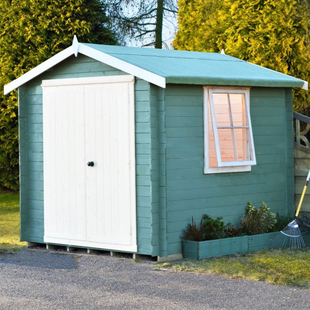 7 x 7 Shire Bradley Log Cabin (19mm Logs)