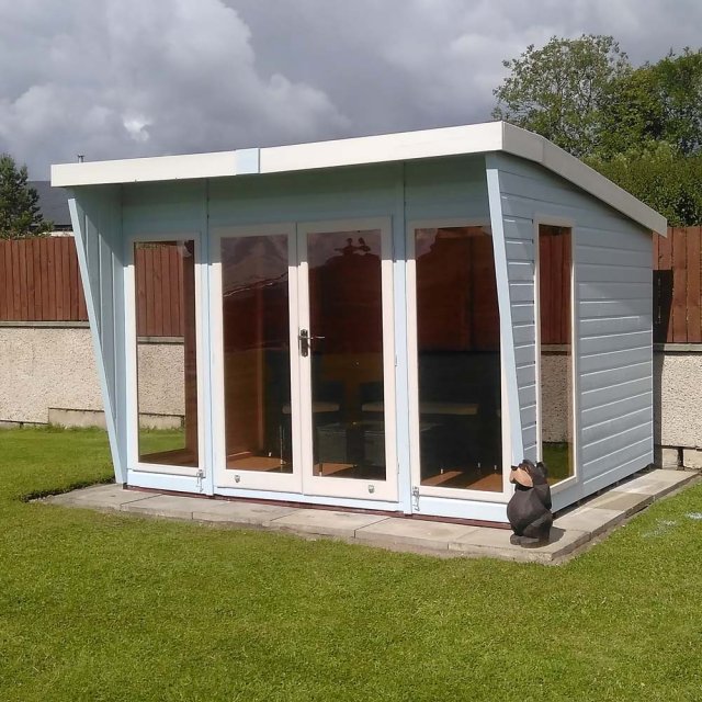 10 x 8 (3.06m x 2.39m) Shire Highclere Summerhouse