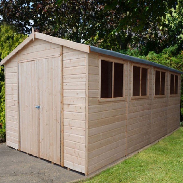 Shire Workspace Apex Garden Shed