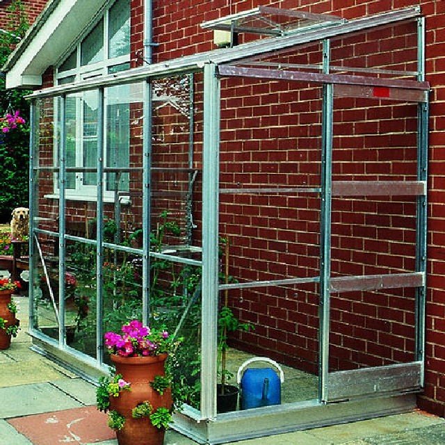 Kensington 4 Aluminium Lean To Greenhouse Range