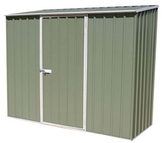 7 x 3 Mercia Absco Space Saver Pent Metal Shed in Pale Eucalyptus