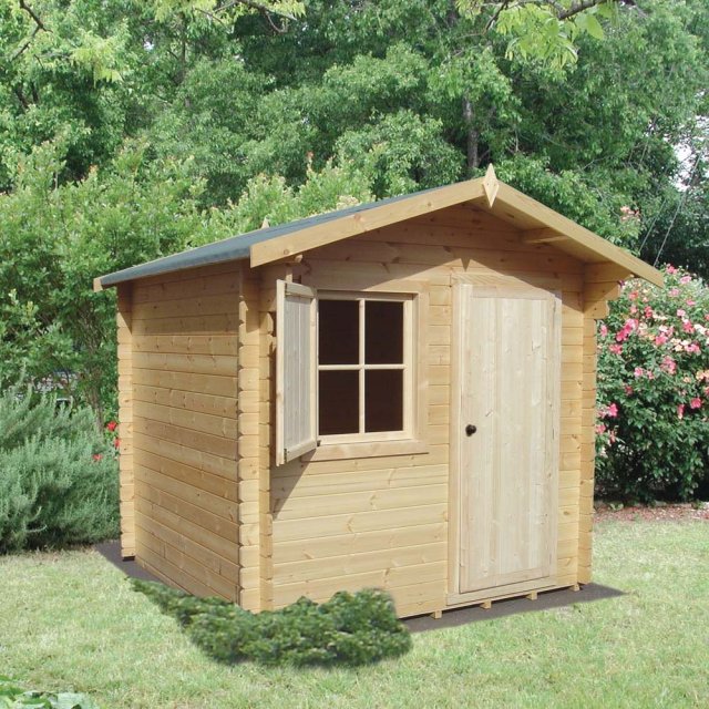 8 x 12 Shire Belham Log Cabin