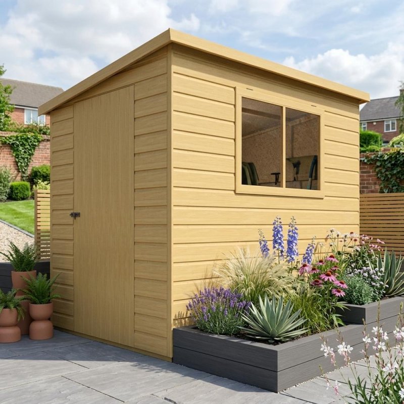 7x5 Shire Caldey Professional Pent Shed