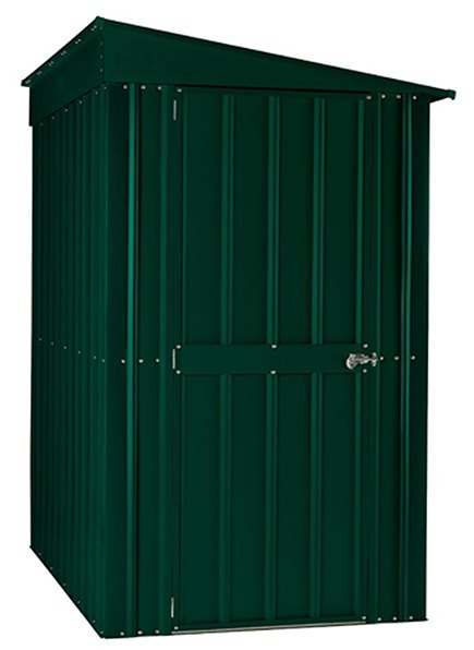 Lotus 4 x 6 Lean-to Metal Shed (Heritage Green)