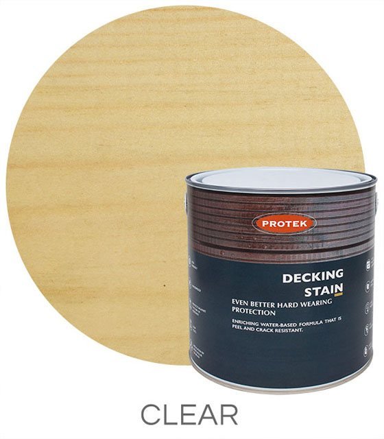 Protek Decking Stain 2.5 Litres - Clear