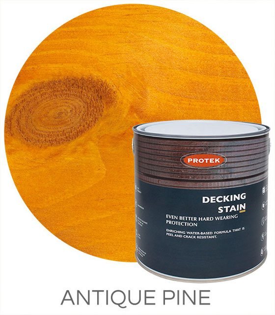 Protek Decking Stain 2.5 Litres - Antique Pine