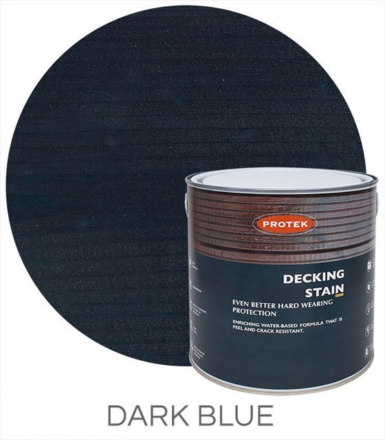 Protek Decking Stain 2.5 Litres - Dark Blue