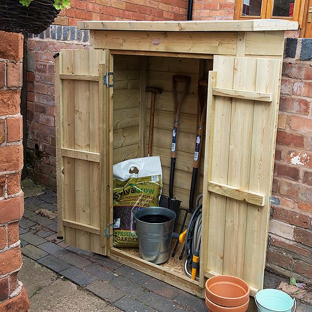 3 x 2 Forest Shiplap Pent Garden Store - Pressure Treated