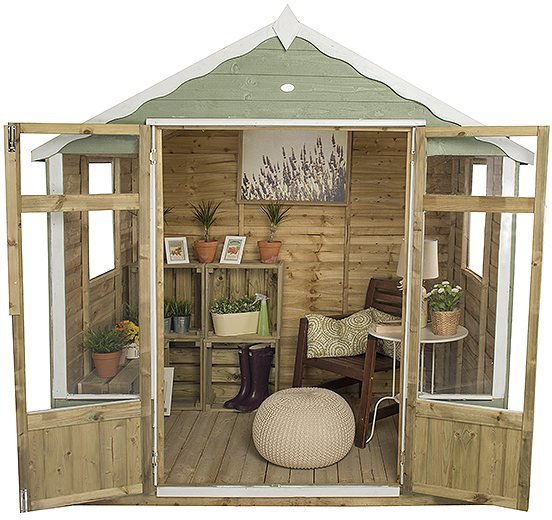 7 x 5 Forest Oakley Summerhouse elbec garden buildings