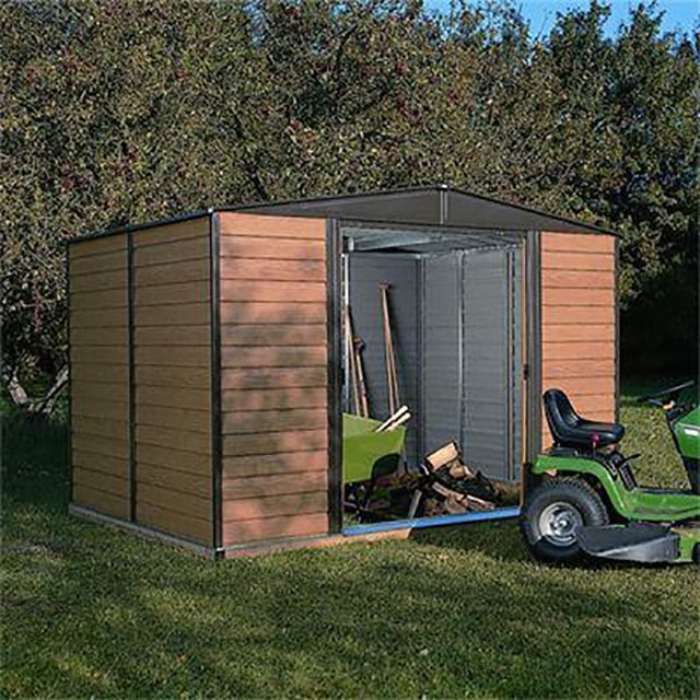 10 x 8 Rowlinson Woodvale Metal Shed