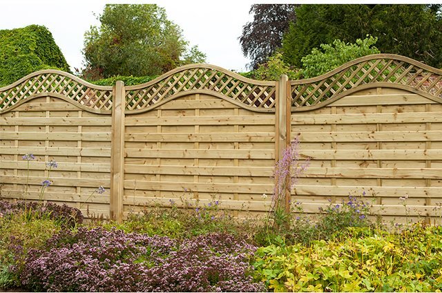 6ft High Forest Prague Fence Panels - Pressure Treated