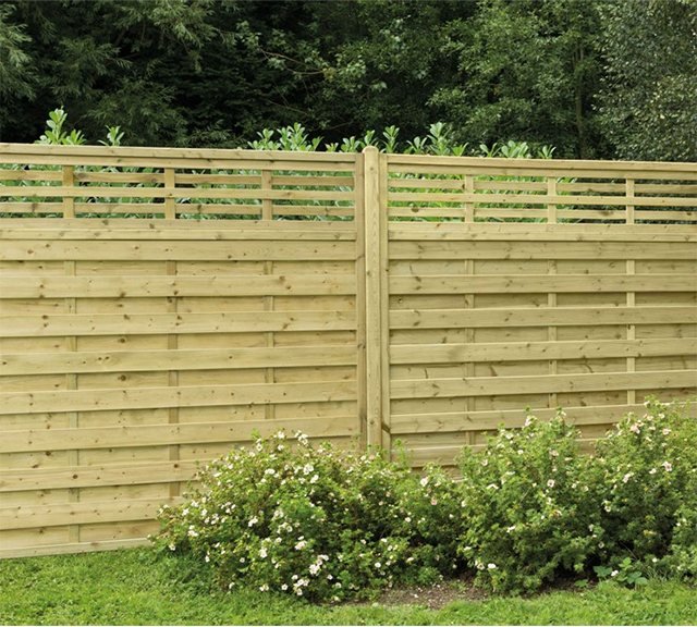 6ft High (1800mm) Forest Europa Kyoto Fence Panels