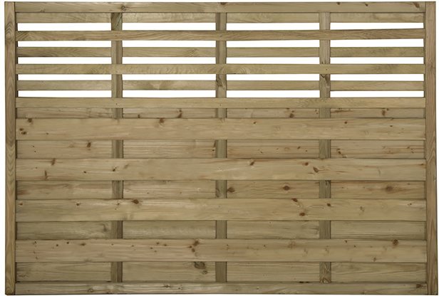 4ft High (1200mm) Forest Europa Kyoto Fence Panels - Pressure Treated