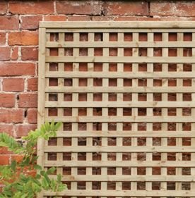 6ft by 6ft (1800mm x 1800mm) Forest Premium Framed Trellis - Pressure Treated