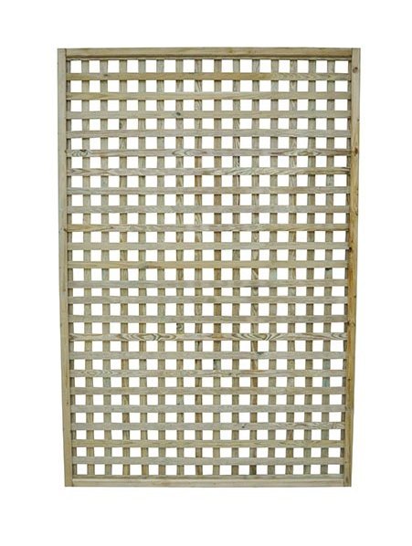 4ft by 6ft (1200mm x 1800mm) Forest Premium Framed Trellis - Pressure Treated