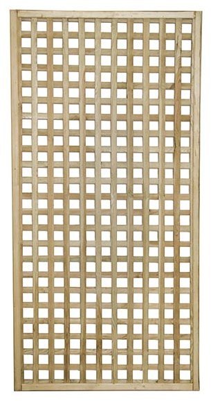 3ft by 6ft (900mm x 1800mm) Forest Premium Framed Trellis - Pressure Treated