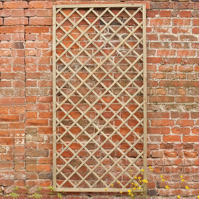 3ft x 6ft (900mm x 1800mm) Forest Hidcote Lattice Trellis - Pressure Treated