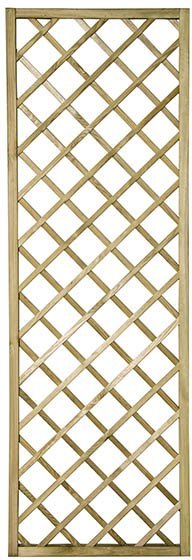 2ft x 6ft (600mm x 1800mm) Forest Hidcote Lattice Trellis - Pressure Treated