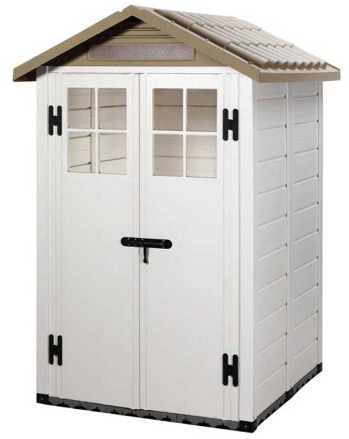 Shire Tuscany EVO 120 Plastic Shed - isolated