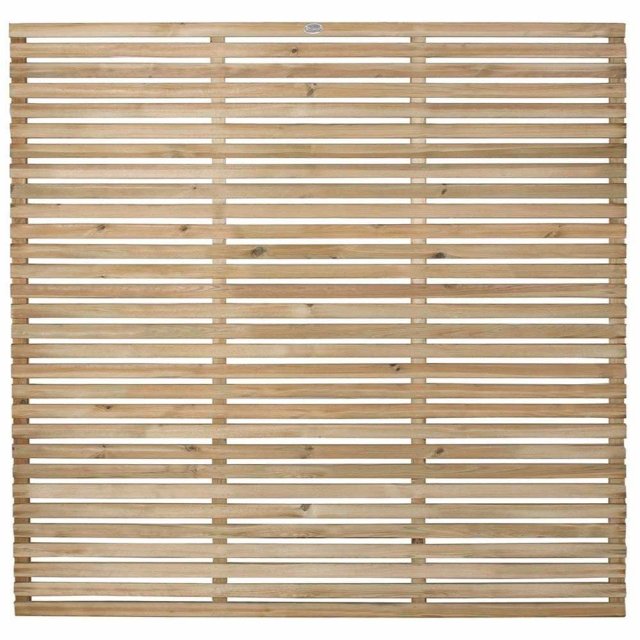 6ft High (1800mm) Forest Slatted Fence Panel - Pressure Treated