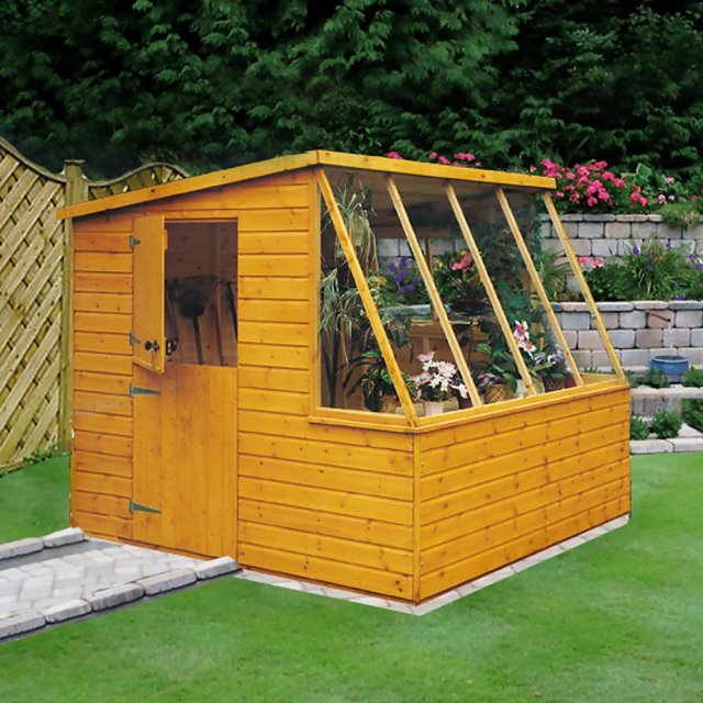 8x6 Shire Iceni Potting Shed - Door in Left Hand Side