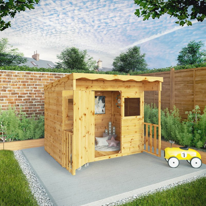 Mercia 6 x 5 (1.81m x 1.76m) Mercia Pent Style Playhouse