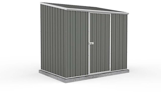 7 x 5 Mercia Absco Space Saver Pent Metal Shed in Grey