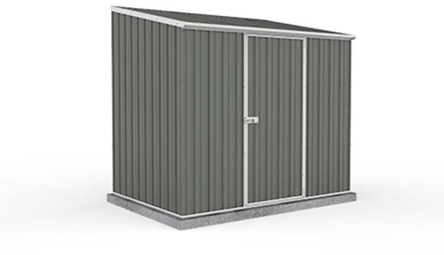 7 x 5 Mercia Absco Space Saver Pent Metal Shed in Grey