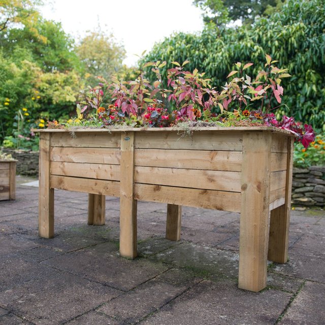 Forest Garden Deep Root Planter - 6ft Long - Pressure Treated