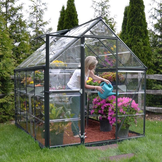 6 x 8 Palram Harmony Greenhouse in Grey