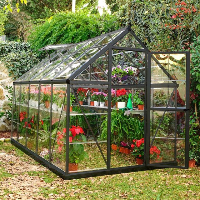 6 x 10 Palram Harmony Greenhouse in Grey