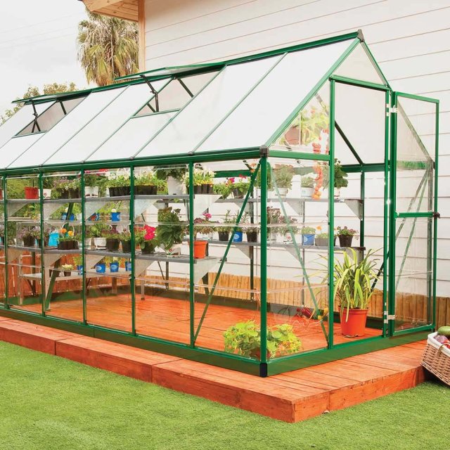 6 x 14 Palram Hybrid Greenhouse in Green