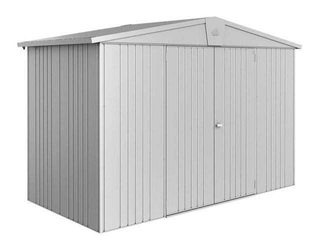 10 x 5 Biohort Europa 4A Metal Shed - Metallic Silver