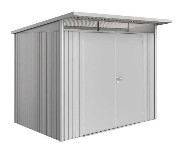 8 x 7 (2.60m x 2.20m) Biohort AvantGarde A5 Metal Shed - Double Door