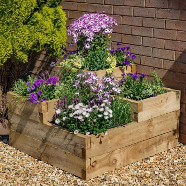 Forest Caledonian Tiered Raised Bed