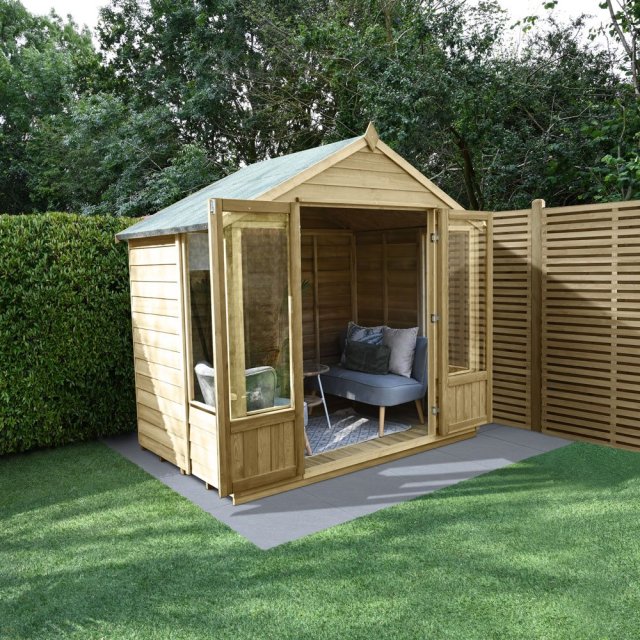 7 x 5 Forest Oakley Summerhouse - Pressure Treated - In Situ, Unpainted